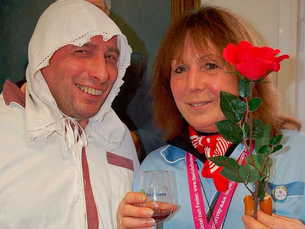 Das Kulturbro-Team: Edgar Common und Marlene Wieland, die zugleich Chefin der Bohlsbacher Krabbenaze ist.