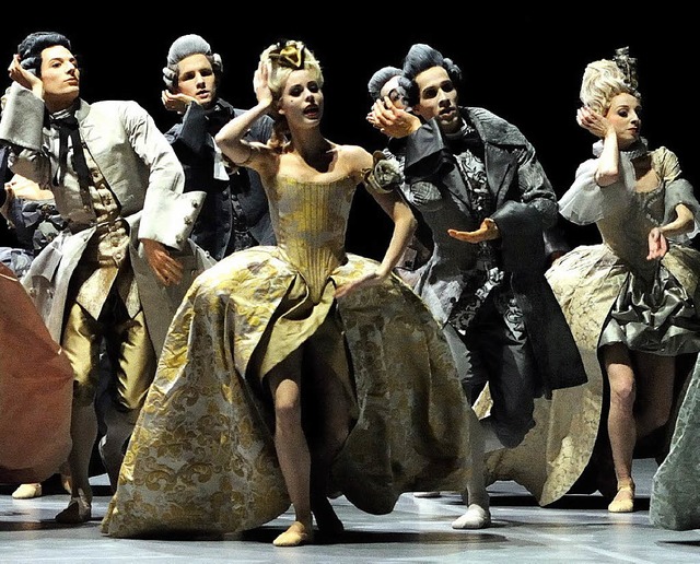 Barockspielerei: Szene aus &#8222;Scuderi&#8220;   | Foto: Stuttgarter Ballett