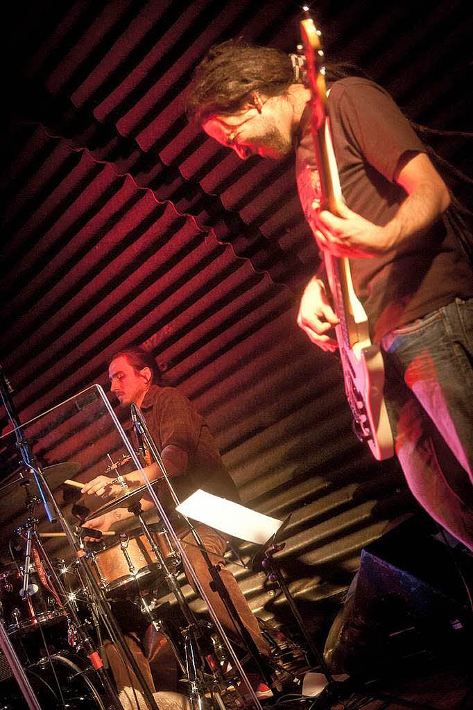 Boris Lau & Band beim Bandwettbewerb Rampe 2012 im Jazzhaus Freiburg.