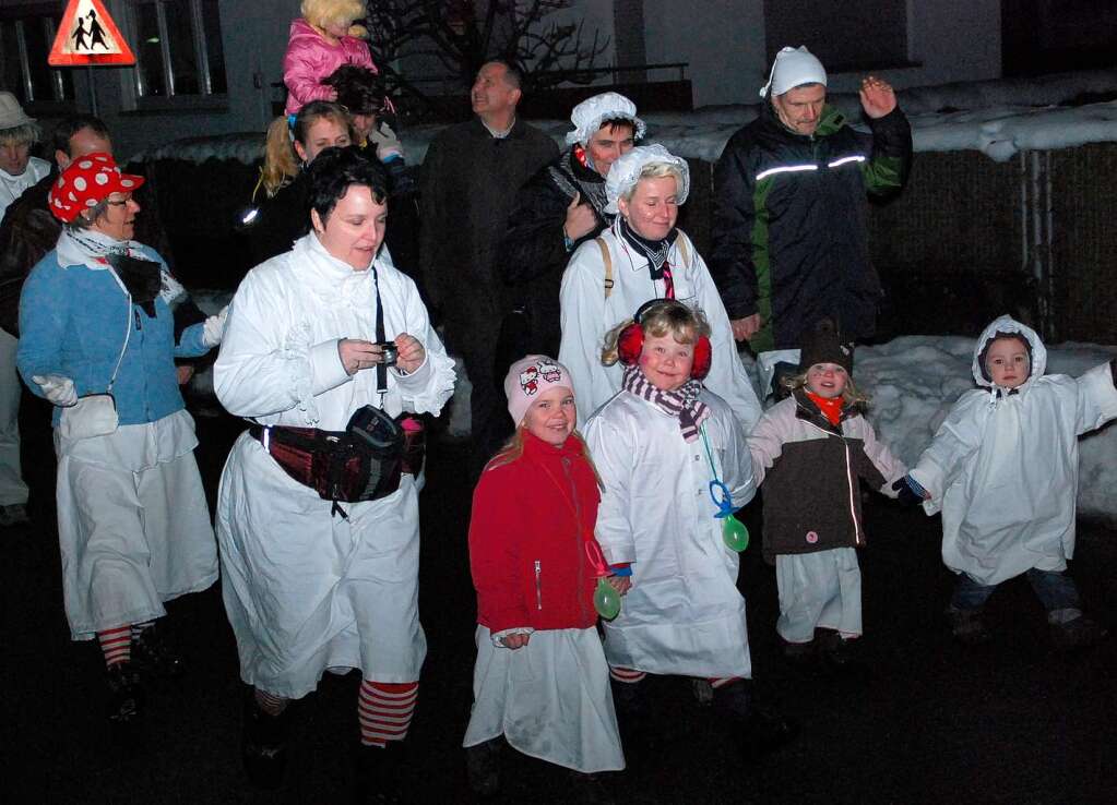 Huuse Ho auf dem Vormarsch. In Hausen hat die Narretei einen besonderen Stellenwert.