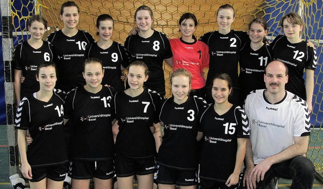 Die C-Jugend-Handballerinnen des ESV W...drunde zur sdbadischen Meisterschaft.  | Foto: BZ