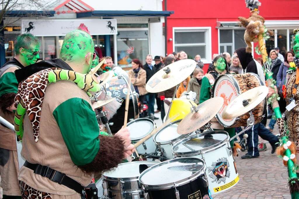 Eindrcke vom Guggefestival auf dem Rathausplatz