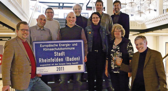 Das Rheinfelder Energieteam: (von link...te) und Stadtplaner Ekkehart Lindner.   | Foto: Stadt Rheinfelden