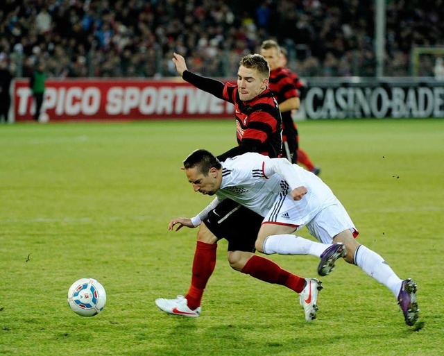 Auch Superstar Franck Ribery konnte si...ch aufspielenden SC nicht durchsetzen.  | Foto: Achim Keller