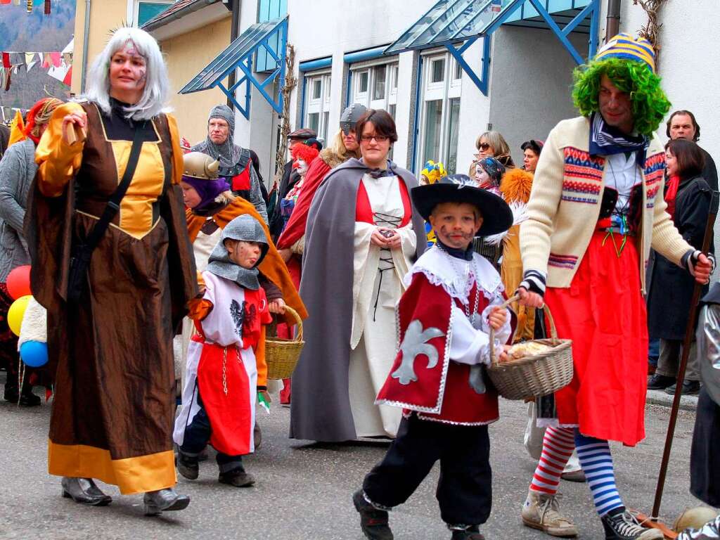 Fasnetsumzug am Sonntag in Waldkirch