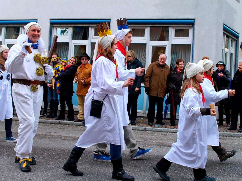 Fasnetsumzug am Sonntag in Waldkirch