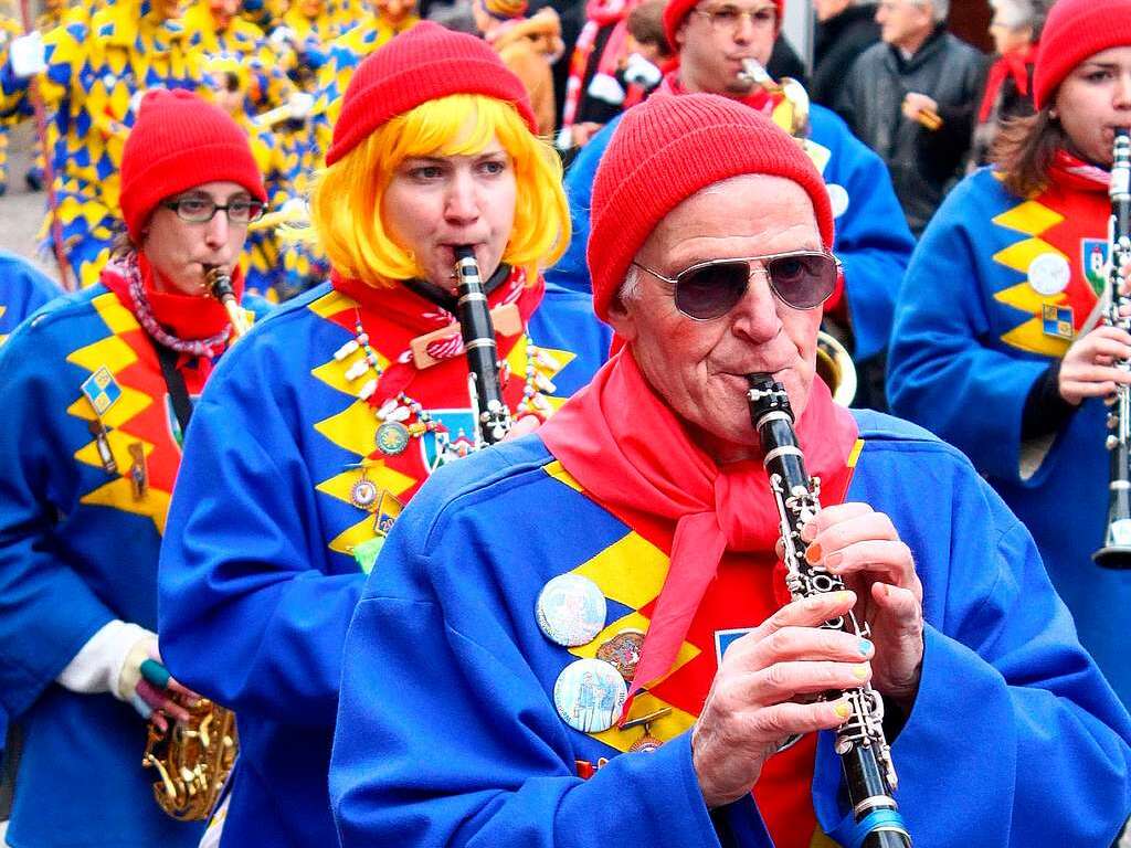 Fasnetsumzug am Sonntag in Waldkirch