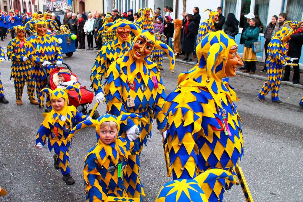 Fasnetsumzug am Sonntag in Waldkirch