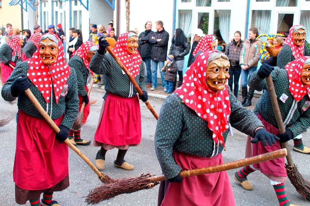 Fasnetsumzug am Sonntag in Waldkirch