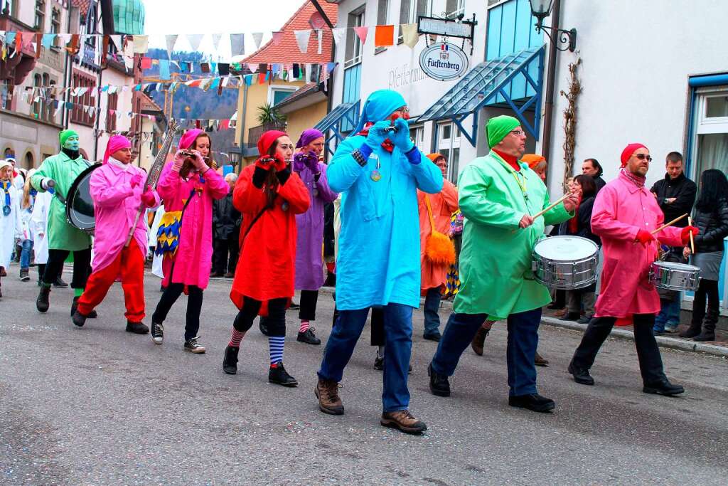 Fasnetsumzug am Sonntag in Waldkirch