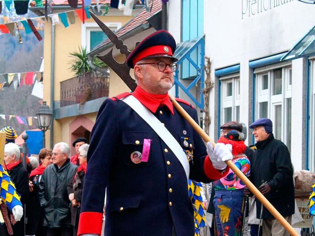 Fasnetsumzug am Sonntag in Waldkirch