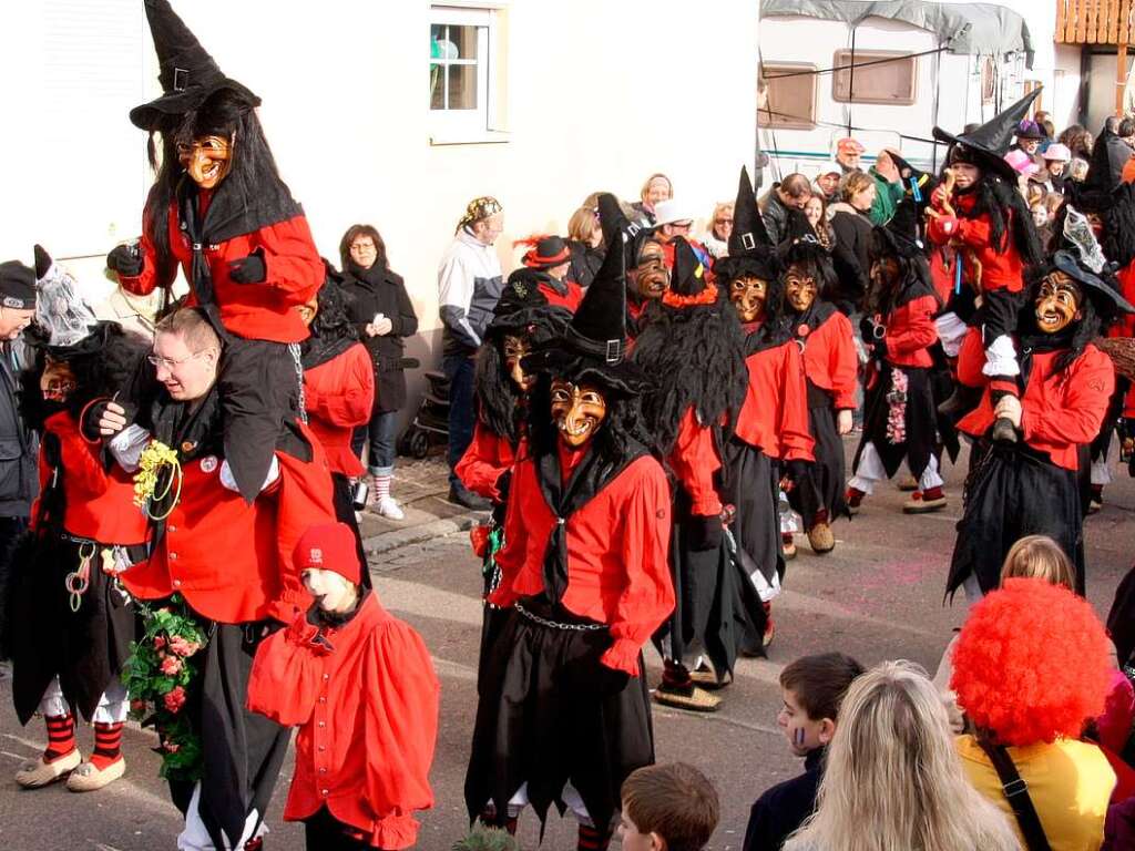 Zum 26. Mal: groer Fasnachtsumzug in Wettelbrunn