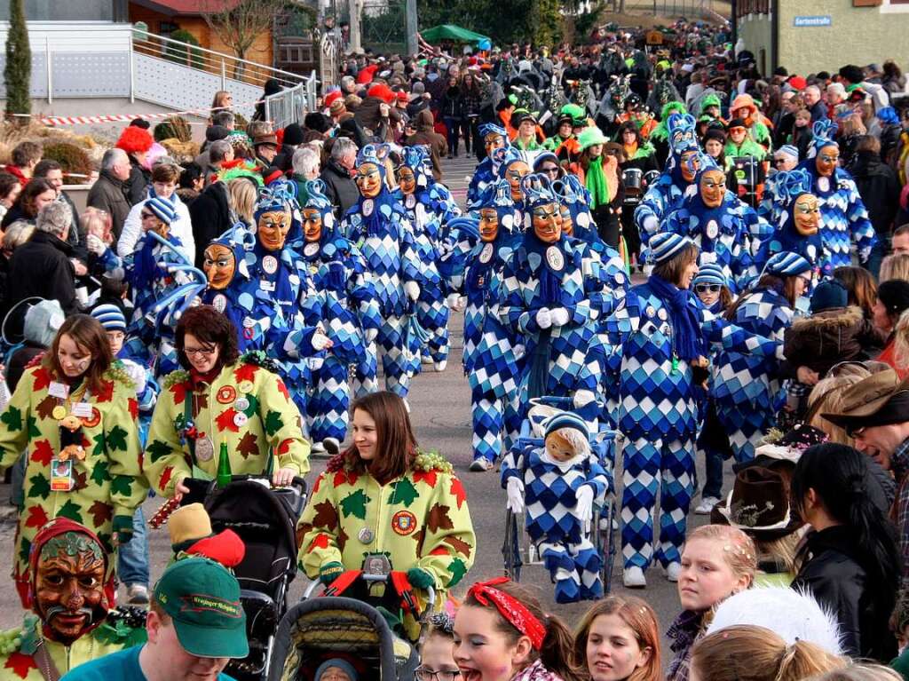 Zum 26. Mal: groer Fasnachtsumzug in Wettelbrunn