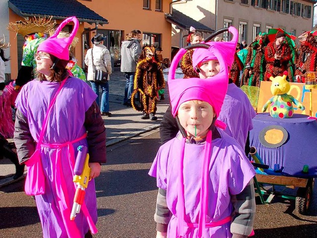 Auch Auerirdische waren dabei!  | Foto: Binner-Schwarz