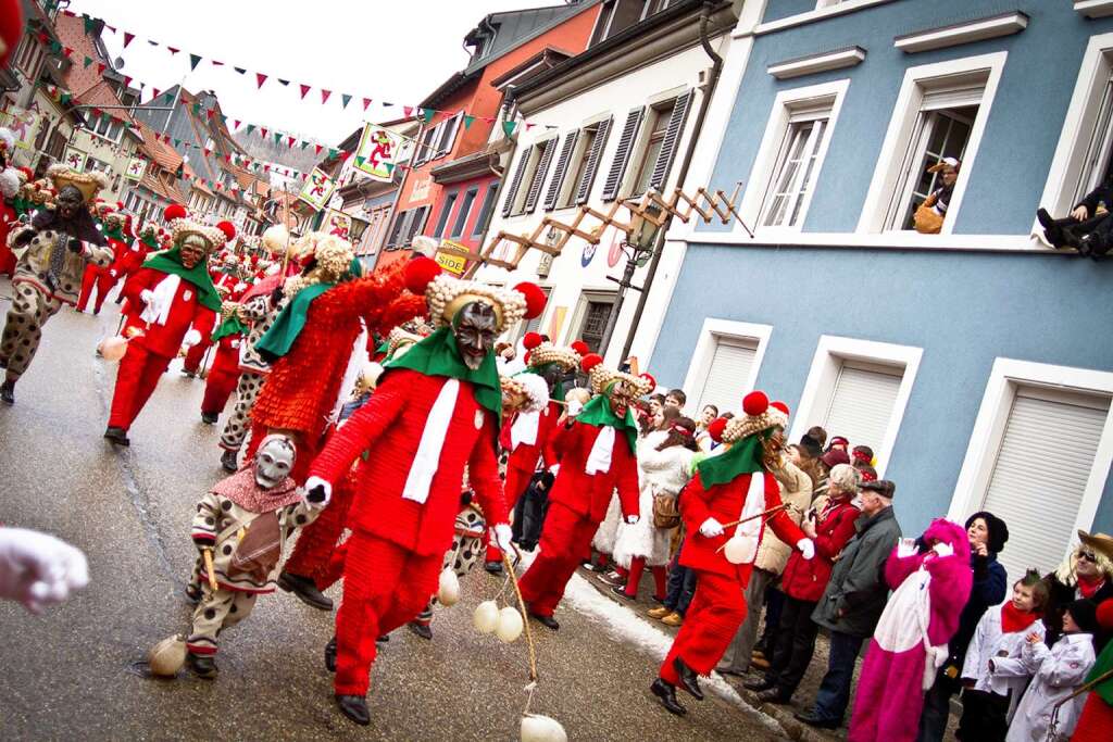 Narren feiern in Elzach