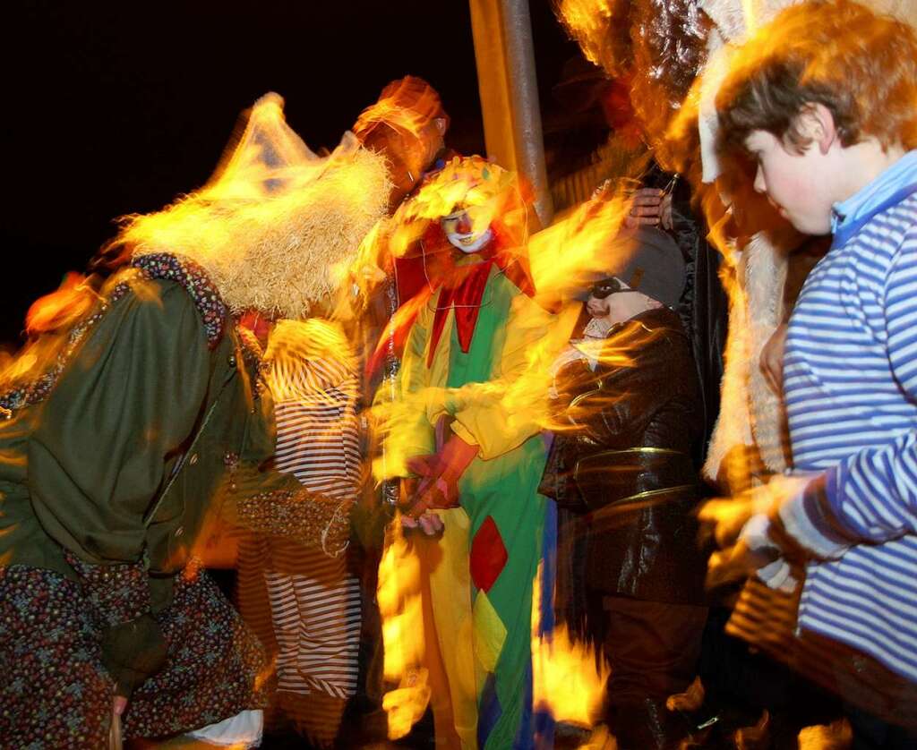 Feuriges Spektakel in Oberwinden: Fackelumzug und Frst-Erich-Feuerwerk