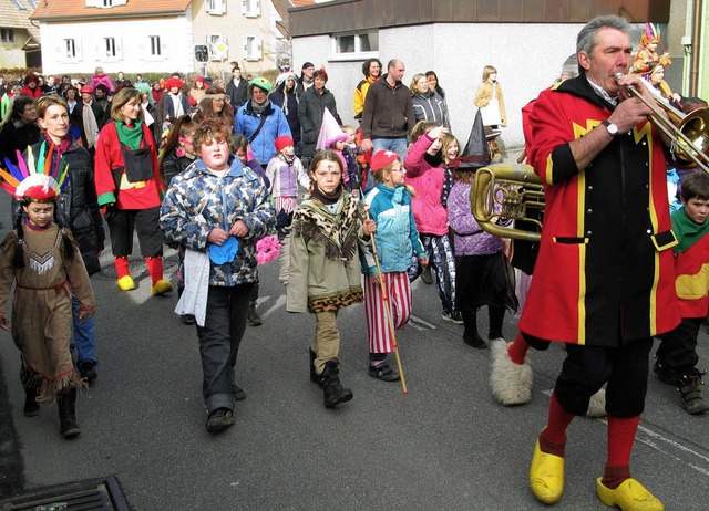 Kinderumzug in Liel  | Foto: Jutta Schtz