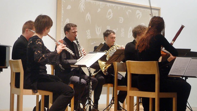 Passend zur Bonnard-Ausstellung spielt...ressionistische Musik aus Frankreich.   | Foto: Roswitha Frey