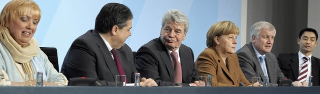 Als am Sonntag die Spitzen der Regieru...lar gegen Gauck ausgesprochen hatte.    | Foto: dapd