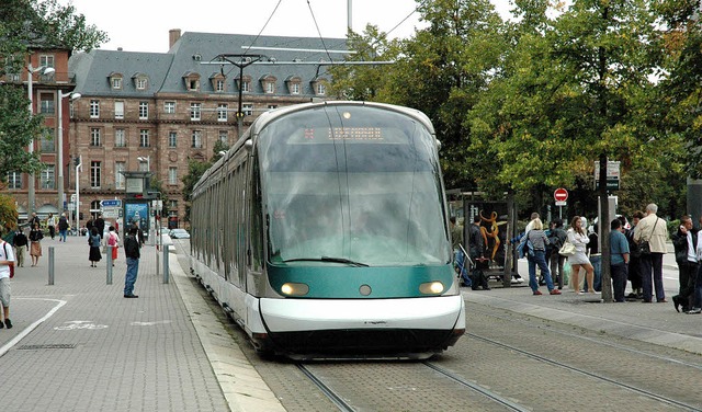 Bereits in wenigen Jahren knnte die Tram zum Sprung ber den Rhein ansetzen.   | Foto: archivfoto: bri