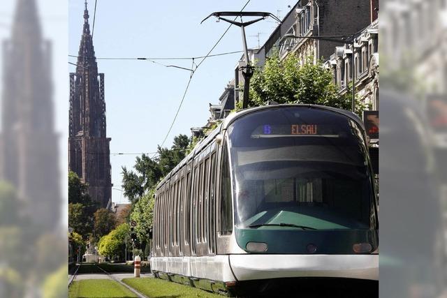 Straßburg für Verlängerung der Straßenbahn nach Kehl