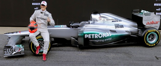 Lssig lehnt Michael Schumacher an sei...wird sich vermutlich bald entscheiden.  | Foto: AFP