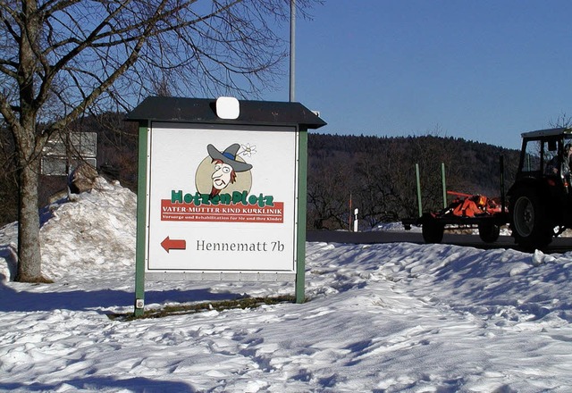 Die Rickenbacher Rehaklinik Hotzenplot...bei den bernachtungen im Hotzenwald.   | Foto: WOLFGANG ADAM