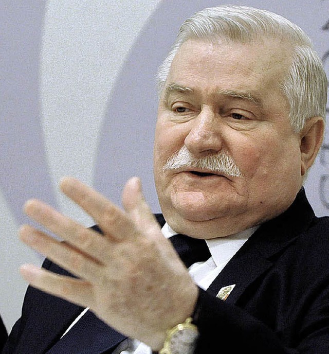 Polens ehemaliger Staatsprsident Lech Walesa   | Foto: dpa