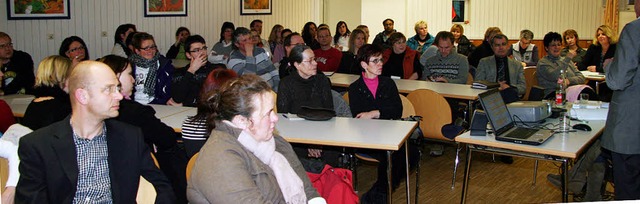 Gro war das Interesse an der Information zur Ganztags-Grundschule.  | Foto: Eva Korinth, akh