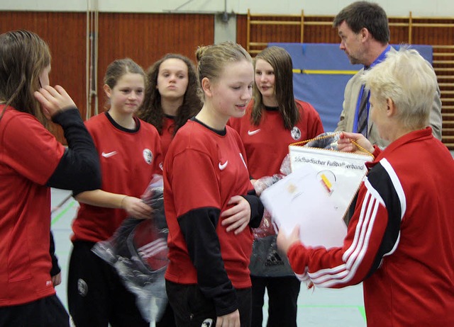 Nicht zu schlagen waren das B-Juniorin...Futsal-Meisterschaften in Schopfheim.   | Foto: BZ