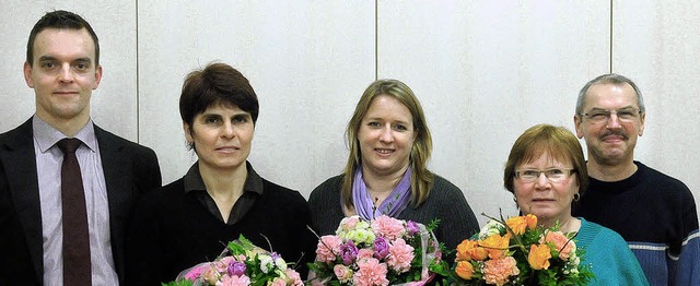 Besondere Ehrungen nahm Vorsitzender E... Hannelore Leuthner und Klaus Heitz.    | Foto: wolfgang knstle