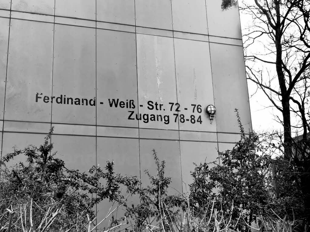 Ferdinand-Wei-Strae in Schwarz-Wei