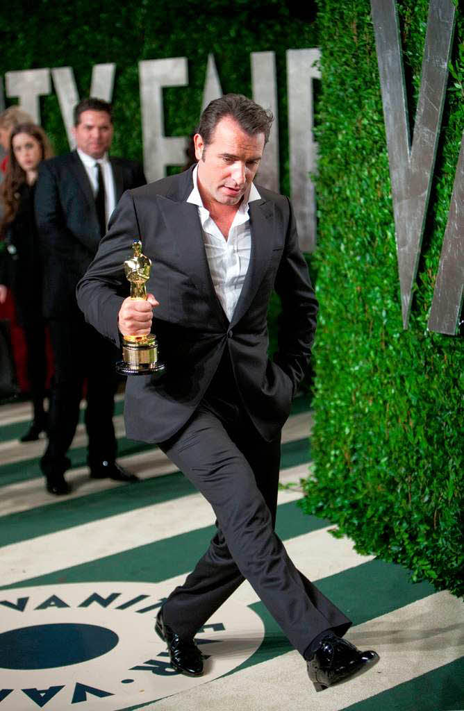Jean Dujardin bekam den Oscar als bester Schauspieler fr seine Rolle in „The Artist“.