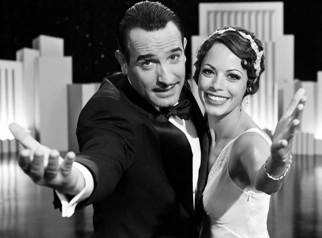 Der Film, der auch Los Angeles betrte...; mit Jean Dujardin und Brnice Bejo   | Foto: dpa, afp