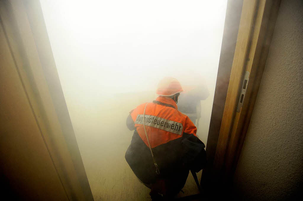 bung der Jugendfeuerwehr Rieselfeld an der Pestalozzi-Realschule in Freiburg.
