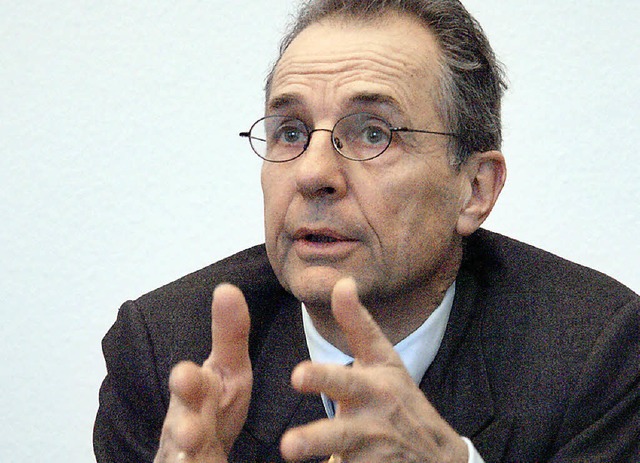 Der Schweizer Botschafter Tim Guldimann   | Foto: Wolfgang GRABHERR