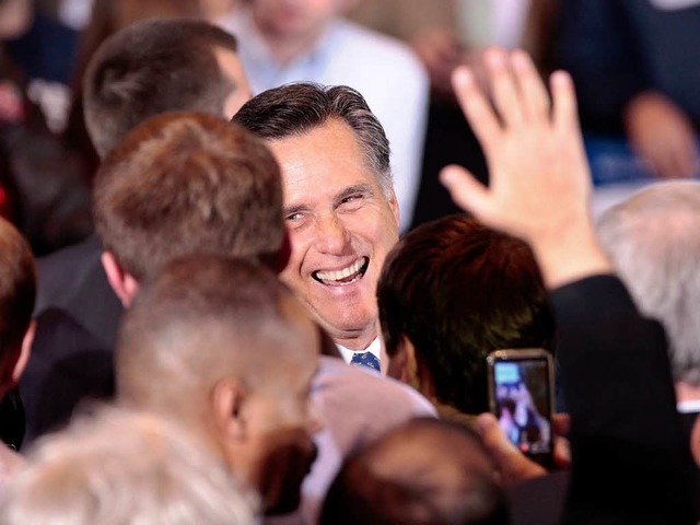 Mitt Romney jubelt  | Foto: dpa