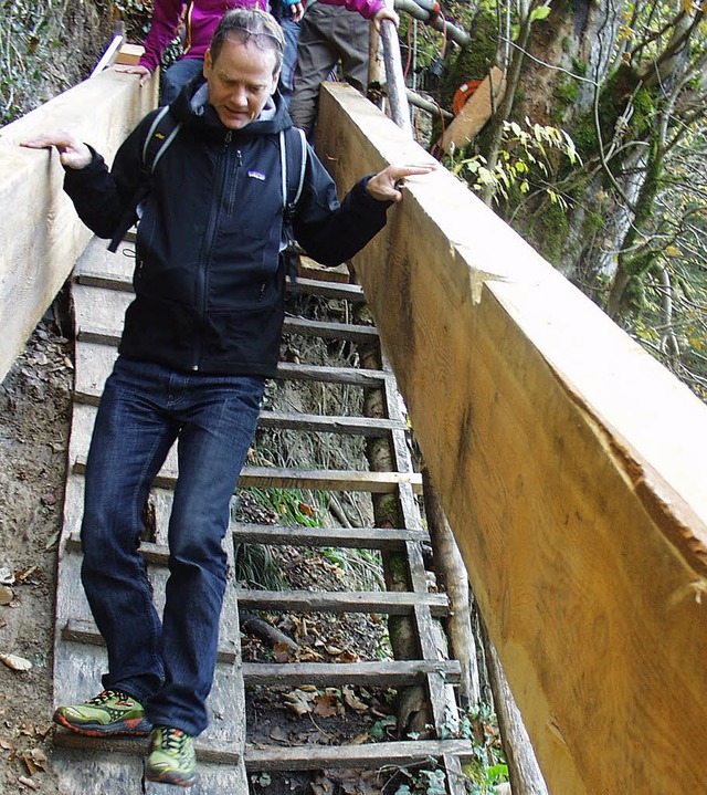 Um eine stetige Verbesserung des Wande...222;Wanderwege Wutachschlucht&#8220;.   | Foto: Bruno Morath