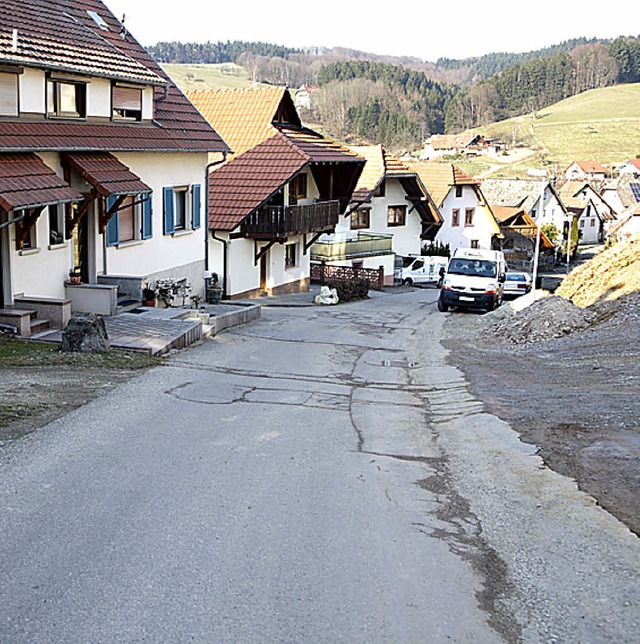 Bald geht&#8217;s los: Die Kniesteinstrae wird saniert.  | Foto:  Ch. Breithaupt