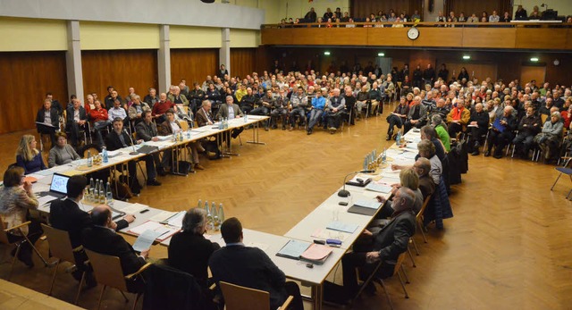 Gemeinderatssitzung vor nie da gewesen...#8222;Bike-Arena am Giersberg&#8220;.   | Foto: MArkus Donner
