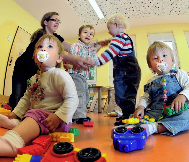 Betreuungspltze fr Kleinkinder sind ...rhof eine Krippe eingerichtet werden.   | Foto: DADP