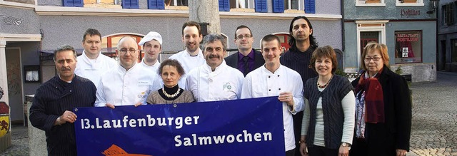 Die Laufenburger Wirte freuen sich auf die 13. Laufenburger Salmwochen.   | Foto: Hrvoje Miloslavic