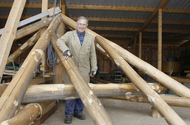 In der alten Klranlage im Gemeindebau... der spter auf den Ltzelhard kommt.   | Foto: heidi fssel