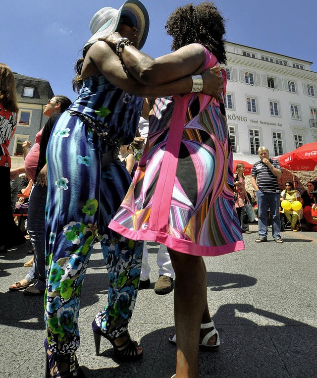 Auslnder tragen viel zum  beschwingte... dies beim Internationalen Sommerfest.  | Foto: Barbara Ruda