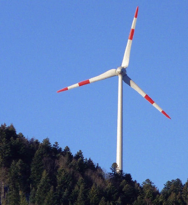 Windkraftanlagen, wie es zum Beispiel ...Umlandgemeinden gebaut werden knnen.   | Foto: Dirk Sattelberger