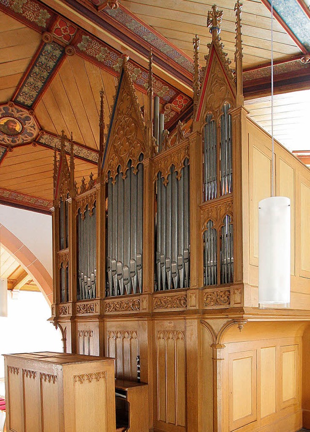 Ist original erhalten: die Schaefer-Orgel von 1865/66  | Foto: Reiner Janke