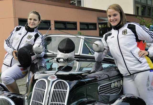 Olga und Alexandra Ehler aus Waldkirch...n und Junioren in Kroatien nominiert.   | Foto: Hubert Bleyer