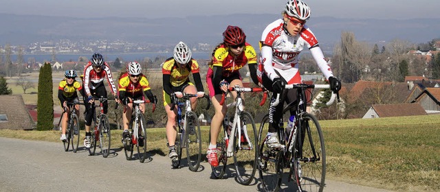 Die Freiburgerin Hanna Klein fhrt das...de Team Vita Classica/Bad Krozingen).   | Foto: Knig