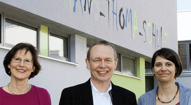 Die Hans-Thoma-Schule und die stdtisc...tretende Schulleiterin  Doris Zielke.   | Foto: Ounas-Krusel