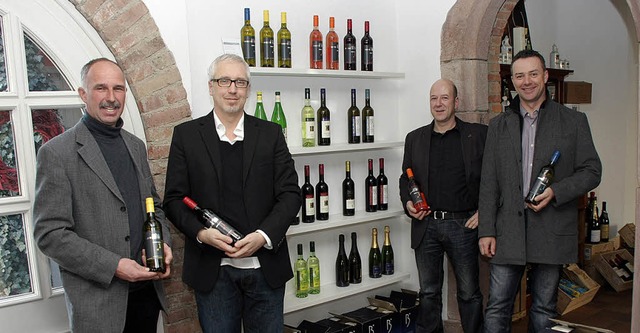 Neustart fr die WG Bischoffingen-Endi...entieren die neue Endinger Weinlinie.   | Foto: Martin Wendel